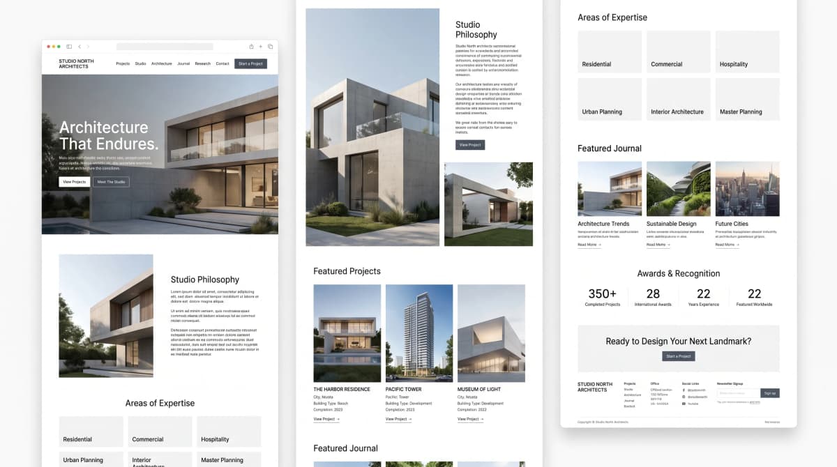 Architecture Studio Website
