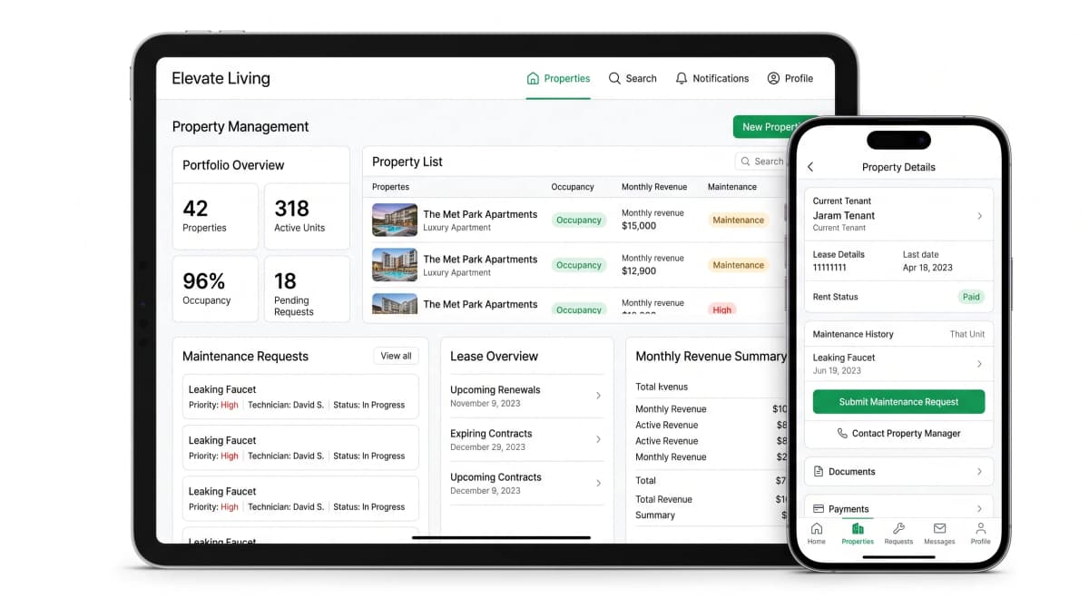Property Management App Screenshot